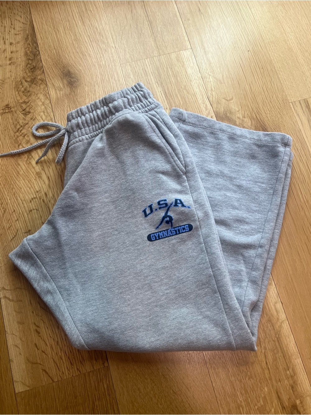 Gray USA Gymnastics Sweatpants-Womens XS